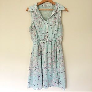 Lightly Loved✨ Lucca Couture Seafoam Floral Dress